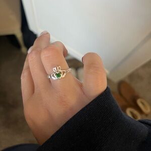 Silver Claddagh Ring Size 7